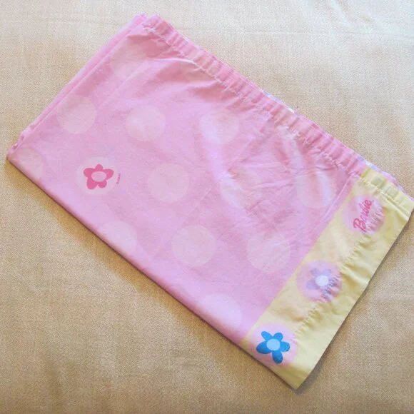 2000 Vintage Barbie Sweet Dreams Bedding TWIN size bedsheets - Picture 5 of 10
